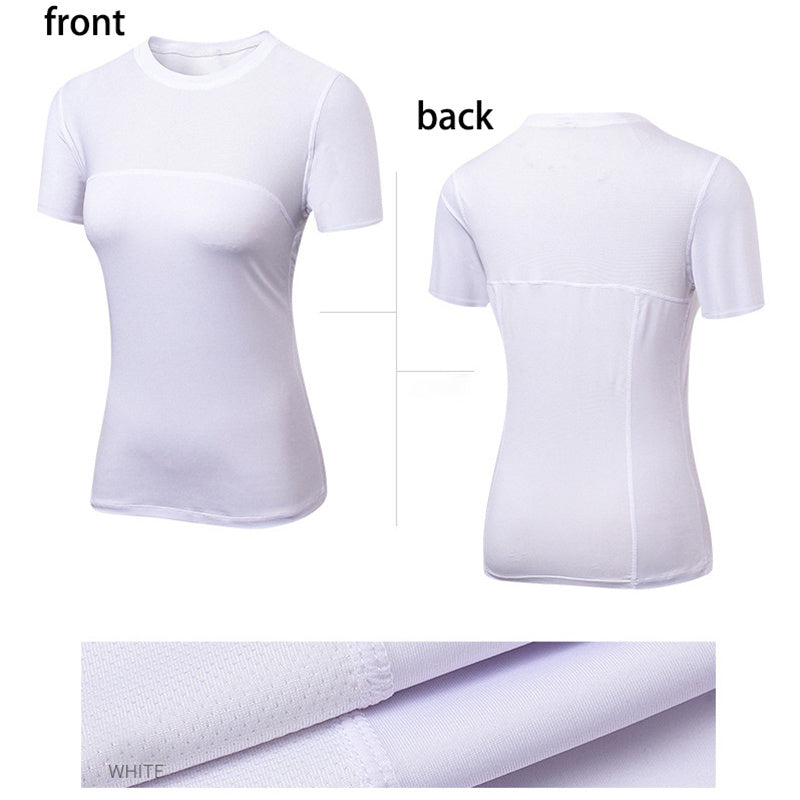 Women's splicing mesh fitness clothes