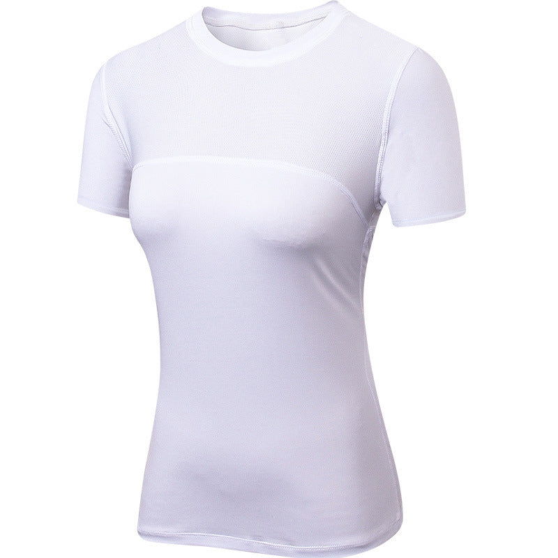 Women's splicing mesh fitness clothes