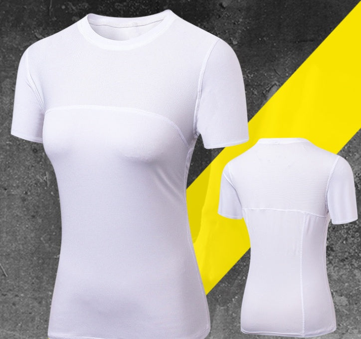 Women's splicing mesh fitness clothes